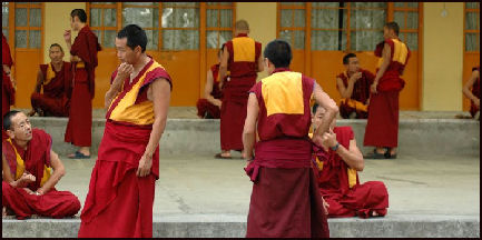 20080228-Tibetan monkDebate01 Shunya.net.jpg
